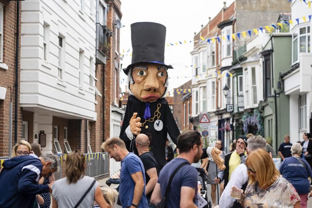 Entertainment at the 150th anniversary of the Battle of Southsea on August 3.