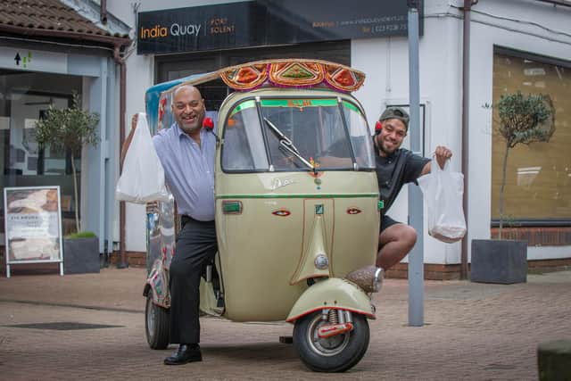 India Quay will be offering 100 dishes of free food for isolated, vulnerable elderly residents across Cosham, Paulsgrove and Portchester .

Picture: Habibur Rahman