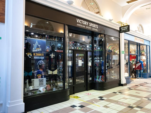 Victory Sports is in the Cascades shopping centre and specialises in American sportswear.
Picture: Keith Woodland