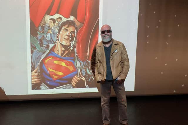 Ian Churchill, who has drawn much-loved heroes including Superman, Batman and more