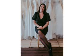 Andrea Dargon, owner of Margaux Mae Bridal, is one of the finalists for best bridal boutique (South and South East Region) in the 7th English Wedding Awards 2024