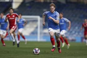Paddy Lane impressed Gaffer For A Day James Lewis in Pompey's 1-0 win over Accrington. Picture: Jason Brown/ProSportsImages
