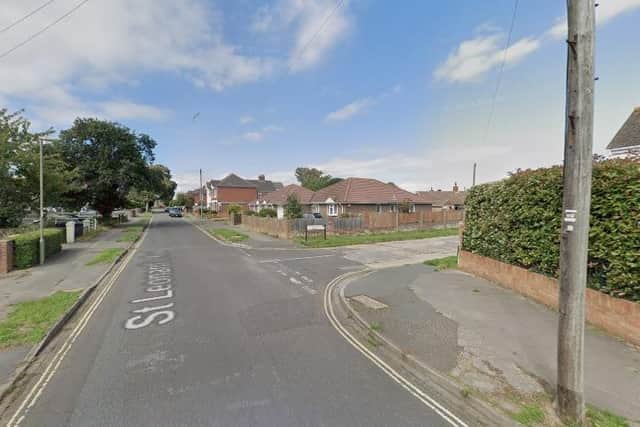 Police said a child was hit by a van in St Leonard's Avenue, on Hayling Island. The force have launched an investigation.