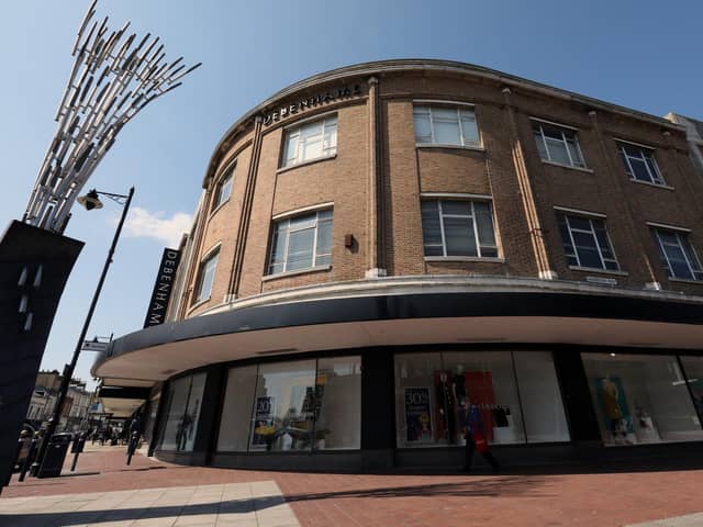 Debenhams, Palmerston Road, Southsea.     Picture: Chris Moorhouse              (110419-60)