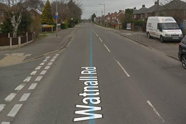 The B6009 in Hucknall is ranked in 6th place with 49 accidents