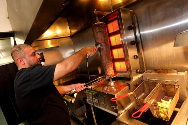 Restaurant offering the UK's first Wagyu donner kebab opens in Portsmouth. Started and owned by two Southsea brothers, Ash Ali and Yousuf Ali. Pictured is Kash Khasraw. Picture: Sam Stephenson.