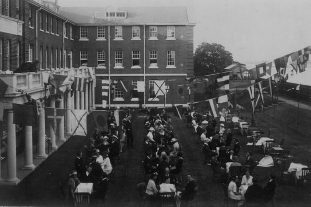 Canada building - Haslar gets ready to welcome Queen Mary for a visit