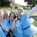 The Cummings family from Gosport, who walked in memory of their mum Eve, who died in March. Picture by Thousand Word Media/Andrew Higgins