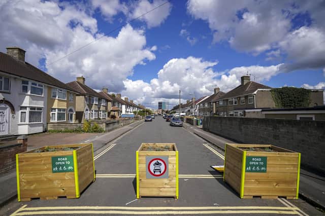 Low Traffic Neighbourhoods (LTNs) have proved controversial. Picture: Steve Parsons/PA Wire
