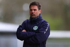 Jimmy Ball, son of ex-Pompey manager Alan, has steered AFC Totton into second place in South League Division One South. Picture: Michael Steele/Getty Images