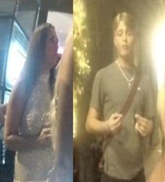 Police want to speak to these people. Pic Hants police
