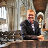 Aled Jones at Peterborough Cathedral. Picture by Rowland Hobson