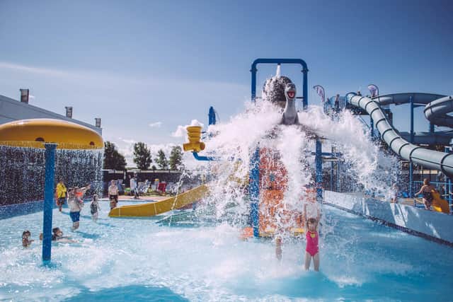 The Splash Waterpark at Unity Beach, Brean, Somerset.