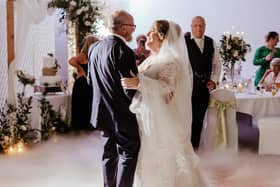 Victoria and Steven Hampton-Bull were married at the Holiday Inn, at Fareham, on September 24. Credit: Carla Mortimer Photography