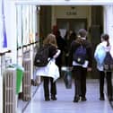 School corridor