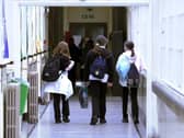 School corridor