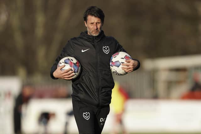 Danny Cowley managed Pompey for 97 matches before his dismissal on Monday evening. Picture: Jason Brown/ProSportsImages