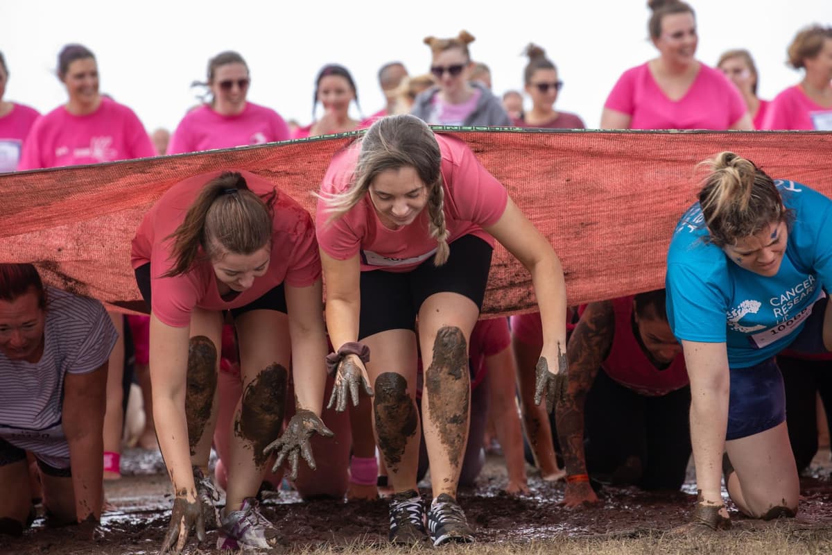 Getting Muddy Scene Race for Life: 42 pictures of people getting stuck in to the Pretty ...