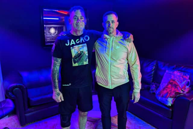 Gym owners Lea Jackson and Daniel Till.