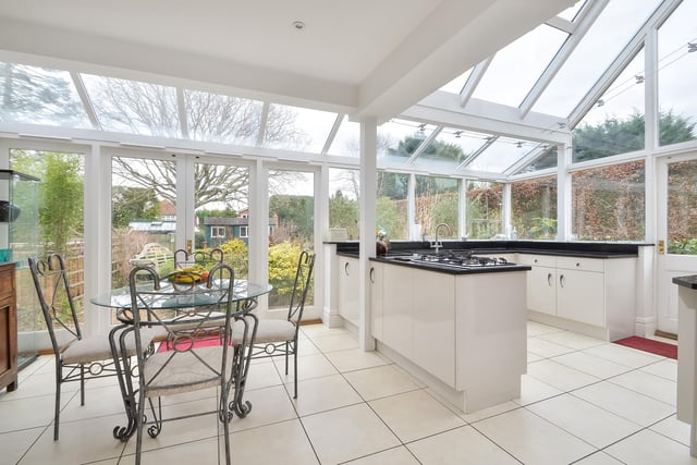 The Laurels, a four bedroom detached house in Queens Road, Waterlooville, is on the market at a guide price of £1,195,000. It is listed by Fine and Country.