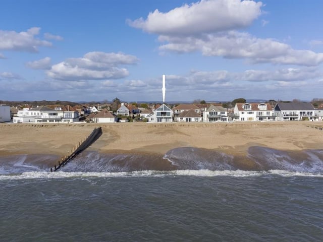This five bedroom detached house in Bembridge Drive, Hayling Island, is on sale for offers in excess of £1.5m. It is listed by Henry Adams, Emsworth.