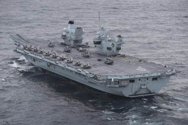 FULL UK CARRIER STRIKE GROUP ASSEMBLED FOR FIRST TIME
The full UK Carrier Strike Group assembled for the first time during Group Exercise 2020 on 4th October. Aircraft carrier HMS Queen Elizabeth leads a flotilla of destroyers and frigates from the UK, US and the Netherlands, together with two Royal Fleet Auxiliaries. It is the most powerful task force assembled by any European Navy in almost 20 years.
