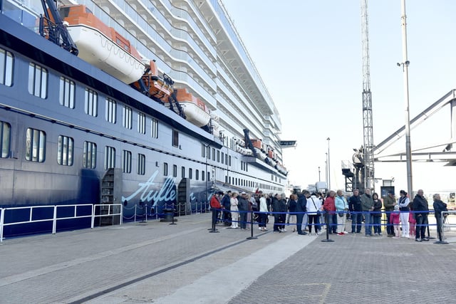 Visitors explored Portsmouth while they stopped off in the city.