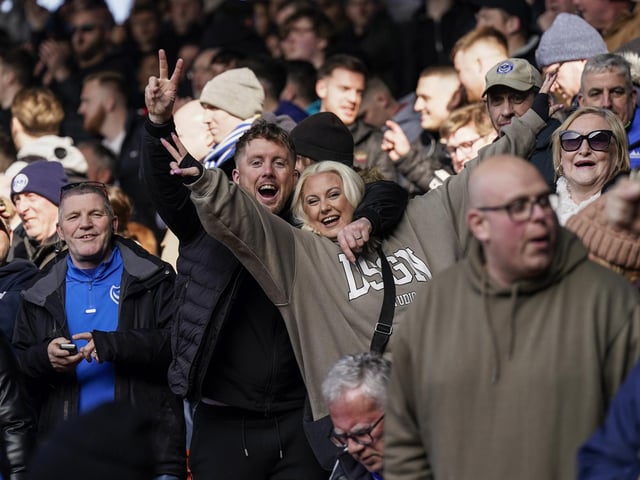 2,115 Pompey fans made the trip to Blackpool for Saturday's game at Bloomfield Road