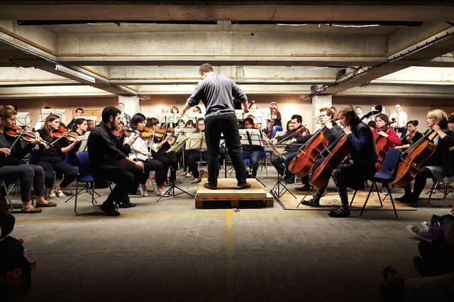 The Multi-Story Orchestra were due to perform in Isambard Kingdom Brunel Car Park last year but ithe event was cancelled