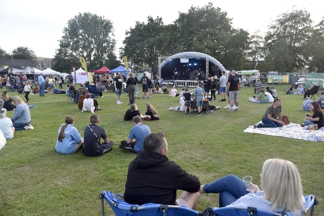 Gosport Sunset Festival in Walpole Park, Gosport on Friday, September 1. Picture: Sarah Standing (010923-7821).