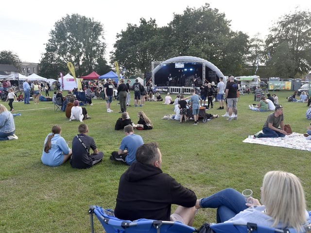 Gosport Sunset Festival in Walpole Park, Gosport on Friday, September 1. Picture: Sarah Standing (010923-7821).
