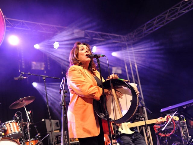 Wickham Festival 2023 in Blind Lane, Wickham. Day 2 of the festival took place on Friday, August 4. 
Pictured is: Mary Black.

Picture: Paul Windsor