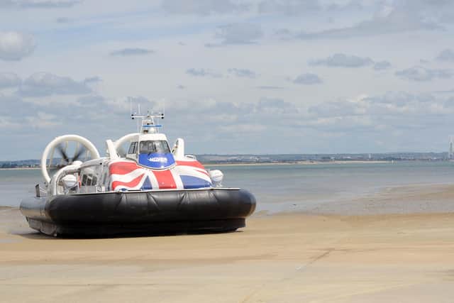 Hover Travel services have been cancelled due to the stormy conditions.
Picture: Sarah Standing