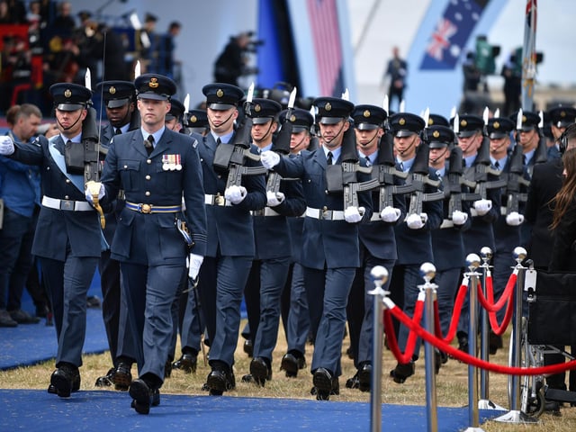 A general view during the D-Day 75 Commemorations