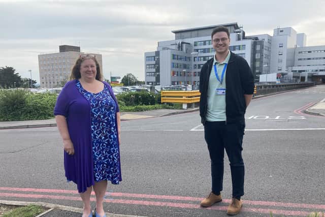 A new wellbeing service at PHU has been launched.Pictured is Serena Cottrell and Sebastian Weckwerth.