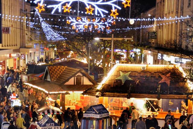 The Commercial Road festive light switch on is back again this year