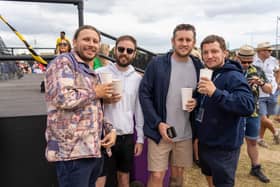 Festival goers at Strongbow Yard at Victorious Festival 2021. Photo by Matthew Clark