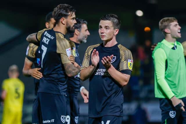 Tom Lowery has missed Pompey's past three league games with a hamstring injury