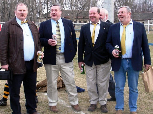 Ken Reilly, left, Colin Bretherton, Rob Townsend and Roger Nicholls