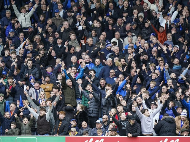 20,113 fans were packed into Fratton Park as Pompeym welcomed their biggest crowd into PO4 for more than 13 years