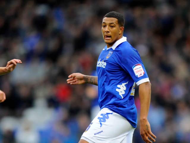 Nathaniel Mendez-Laing made eight appearances for Pompey.  Picture: Allan Hutchings (123772-030)