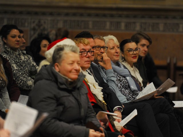 The News Carol Service was held at St Mary's Church in Fratton.  Picture: Sarah Standing (061224-107)
