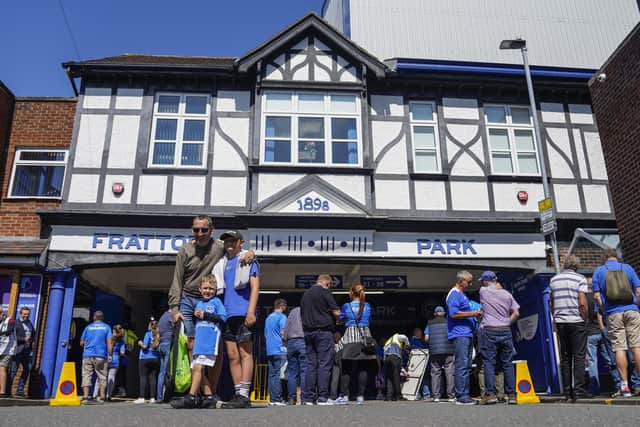 Pompey fans were back at Fratton Park on Saturday but only 11,470 were at the game against Crewe.