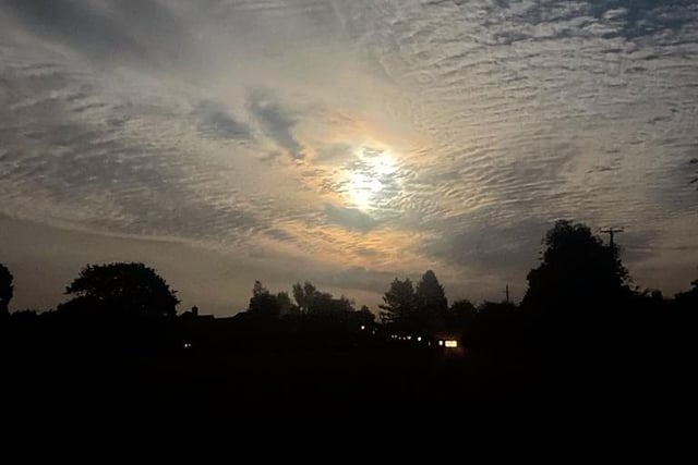 The super blue moon as captured by Jack Woodford in Swanmore.