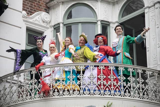 Cast of Beauty and the Beast at New Theatre Royal in Portsmouth