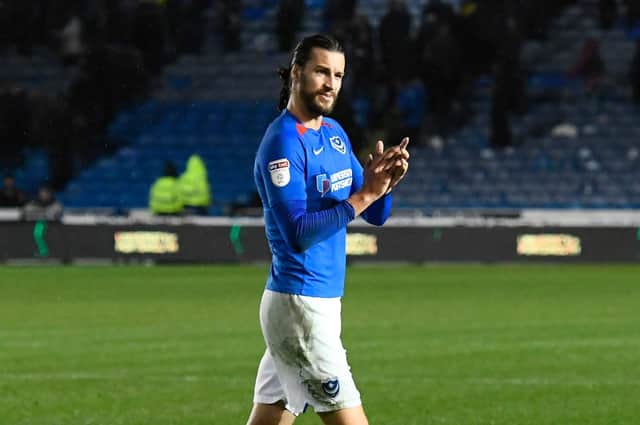 Christian Burgess has spoken of his 'pleasure' at representing Pompey for five seasons. Picture: Graham Hunt/ProSportsImages/PinP