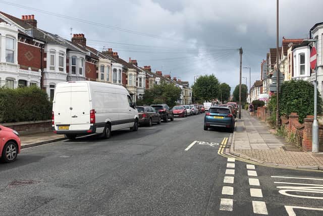 Stubbington Avenue, North End, where the alleged road rage attack took place. Photo: Tom Cotterill