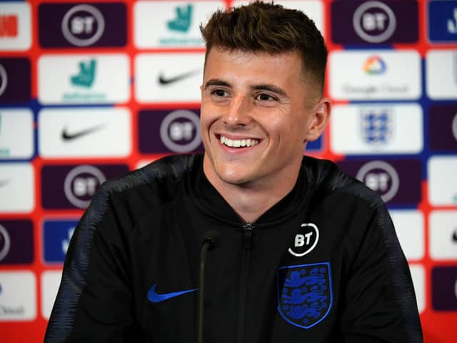 England midfielder Mason Mount.  Picture: Ross Kinnaird/Getty Images
