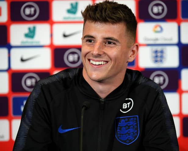 England midfielder Mason Mount.  Picture: Ross Kinnaird/Getty Images