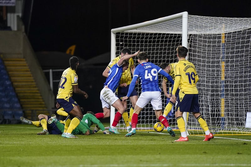 Match action from Pompey's draw at Oxford